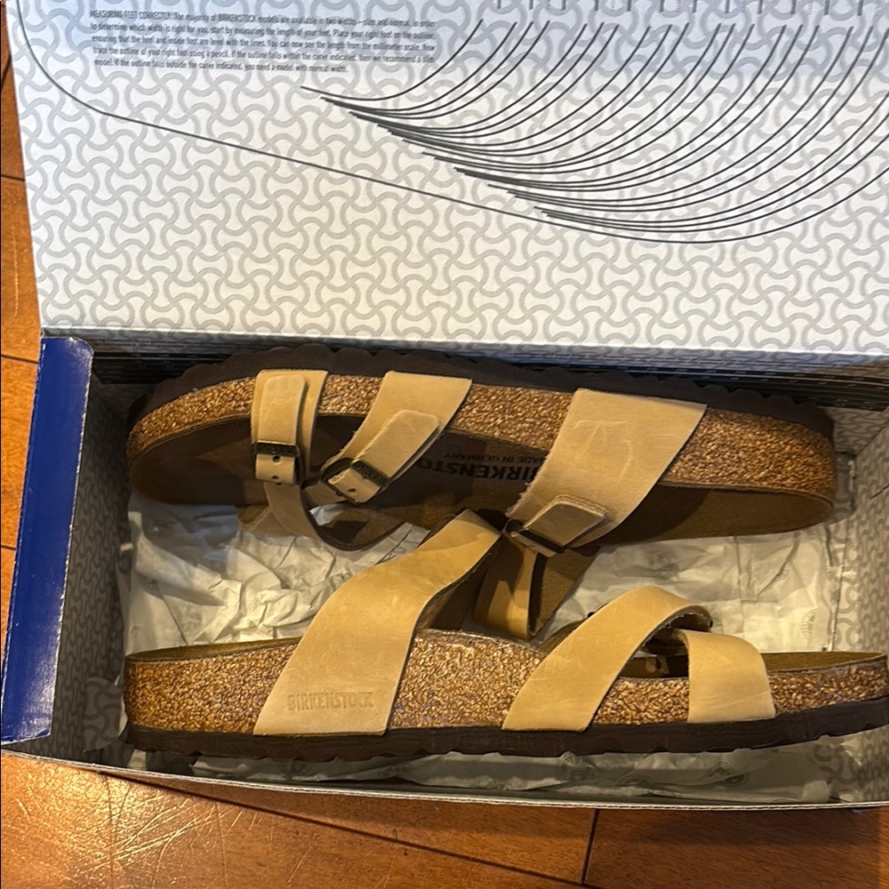 Birkenstock Women's Franca Beige Double Strap Sandals - Picture 8 of 9